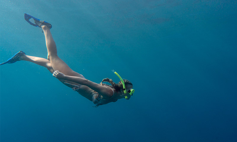 diving